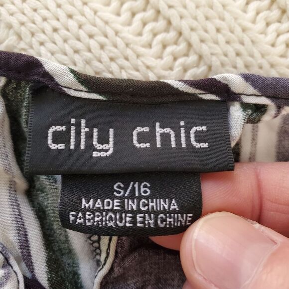 🌞 CITY CHIC 🌞 Jungle Stripe Maxi Sundress - [Size 16] - Picture 9 of 11